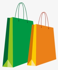 Shopping Bags Clipart Transparent Png , Png Download - Vector Paper Bag Png, Png Download, Free Download