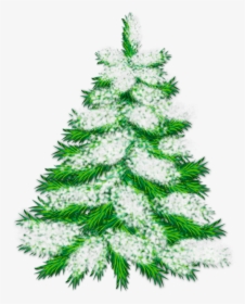 Snowy Trees Png - Snowy Christmas Tree Snow, Transparent Png, Free Download