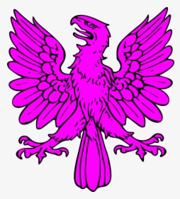 Yellow Eagle Outline - Medieval Coat Of Arms Eagle, HD Png Download, Free Download