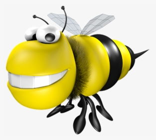 Bees, Cartoon, 3d, Insect - 3d Bee, HD Png Download, Free Download