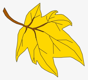 28 Collection Of Yellow Fall Leaf Clipart - Fall Leaves Clip Art, HD Png Download, Free Download