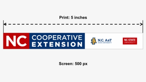 Cooperative Extension Logo-horizontal Version Sizing - North Carolina Agricultural And Technical State University, HD Png Download, Free Download
