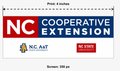 Cooperative Extension Logo Sizing Graphic-stacked - North Carolina Agricultural And Technical State University, HD Png Download, Free Download