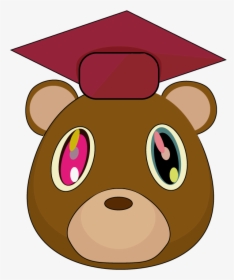 Graduation Bear Kanye West Download - Kanye Graduation Bear, HD Png Download, Free Download
