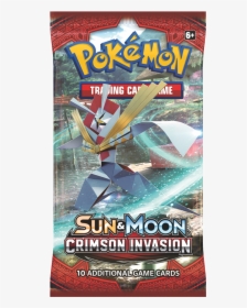 Crimson Invasion Booster Pack - Pokemon Tcg Crimson Invasion, HD Png Download, Free Download