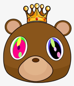 Graphic-image - Kanye West Bear Face, HD Png Download, Free Download