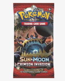 Jeux 3 Dragons - Pokemon Crimson Invasion Booster Pack, HD Png Download, Free Download
