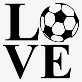 Clipart Heart Soccer - Love Soccer Svg Free, HD Png Download, Free Download