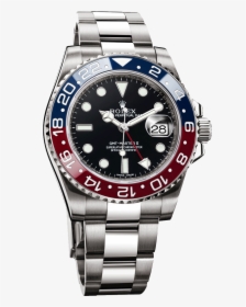 Rolex Oyster Perpetual Date Gmt Lionel Meylan Horlogerie - Rolex Gmt Master Blue, HD Png Download, Free Download