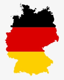 Germany Flag Country Outline, HD Png Download, Free Download