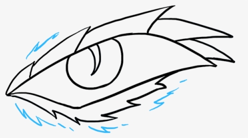 How To Draw Dragon Eye - Drawing Easy Dragon Eye, HD Png Download, Free Download