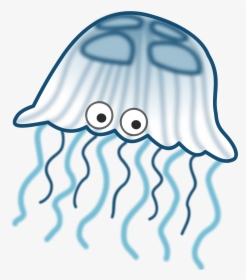 This Free Icons Png Design Of Cartoon Jellyfish - Clip Art Jellyfish, Transparent Png, Free Download