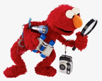 Sesame Street Elmo Investigating - Transparent Background Elmo Png, Png Download, Free Download