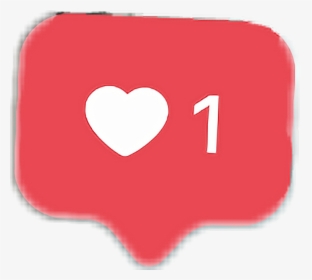 Speechbubble Like Instagram Tumblr Heart One Love Cute - Instagram Love Sticker, HD Png Download, Free Download