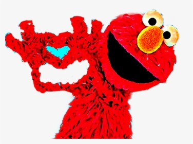Elmo And Cookie Monster Clipart , Png Download - Elmo Heart, Transparent Png, Free Download