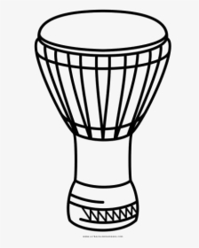 African Drums Png Transparent Images - Djembe Black And White, Png Download, Free Download