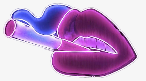 Lip Clipart Lip Drawing - Stickers Tumblr De Neon, HD Png Download, Free Download