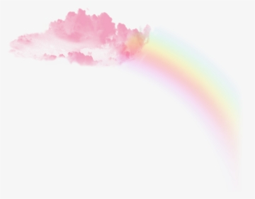 #freetoedit #pink #rainbow #cloud #aesthetic #tumblr - Watercolor Paint, HD Png Download, Free Download