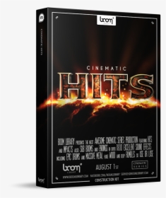 Cinematic Hits Sound Effects Library Product Box - Sound Effect, HD Png Download, Free Download