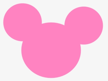 Minnie Mouse Silhouette Pink Magenta - Baby Pink Minnie Mouse Silhouette, HD Png Download, Free Download