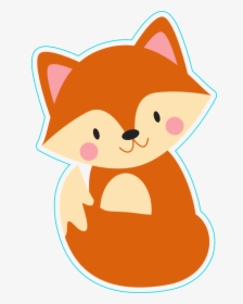 Transparent Baby Fox Clipart - Cute Fox Cartoon, HD Png Download, Free Download