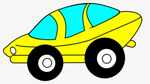 Person Clipart Futuristic - Cartoon 2d Car Png, Transparent Png, Free Download