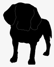 Silhouette Of A Dog - Dog Licks, HD Png Download, Free Download