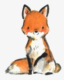 Cute Fox Drawing, HD Png Download, Free Download