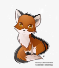 Draw A Cute Red Fox, HD Png Download, Free Download