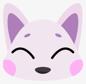 Fox, Pink, Animal, Cute, Smile - Cartoon, HD Png Download, Free Download