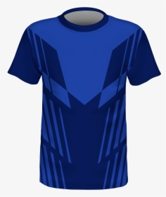 Custom Team Soccer Jersey Blue Abstract - T-shirt, HD Png Download, Free Download