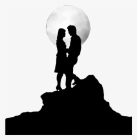 Transparent Moon Silhouette Png - Love It Black Shadow, Png Download, Free Download