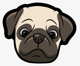 Pug Emoji & Sticker Messages Sticker-0 - Dog Using Laptop Cartoon, HD Png Download, Free Download