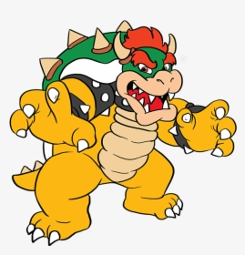 How To Draw Bowser From Super Mario Bros - Draw Bowser, HD Png Download, Free Download