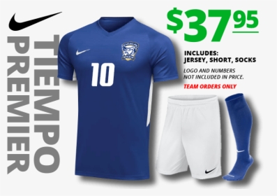 The Soccer Factory - Blue Nike Soccer Uniform, HD Png Download, Free Download