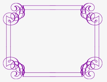Clip Art Borders For Free - Transparent Purple Borders And Frames, HD Png Download, Free Download