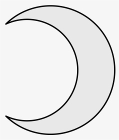Line Drawing Crescent Moon, HD Png Download, Free Download