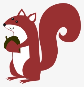 Transparent Red Nose Day Png - Squirrel Holding Acorn Clip Wrt, Png Download, Free Download