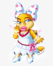 Bride Wendy Koopa Collab By Bowser2queen - Cartoon, HD Png Download, Free Download