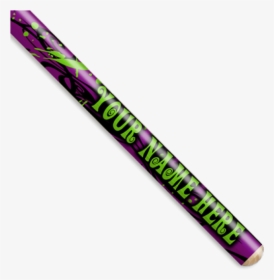 Neon Purple And Green Swirl Personalized Drumsticks - Ski, HD Png Download, Free Download