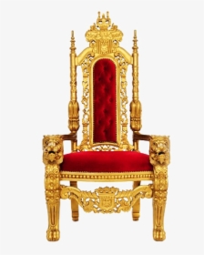 Gold Throne Png Transparent Image - Transparent King Chair Png, Png Download, Free Download