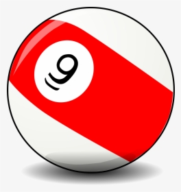 Billiard Ball Pool Ball Red Free Picture - Logo Bola 9 Billiard, HD Png Download, Free Download