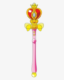 Spiral Heart Moon Rod By Sayurixsama-d506px0 - Transparent Sailor Moon Wand, HD Png Download, Free Download