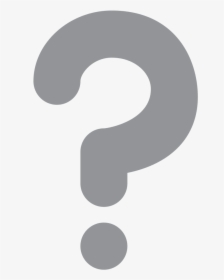 Black Question Mark Emoji Clipart , Png Download - Question Mark Png Image Grey, Transparent Png, Free Download