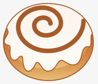 Cinnamon Cliparts - Transparent Background Cinnamon Roll Clipart, HD Png Download, Free Download