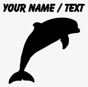 Transparent Dolphin Silhouette Png - Wholphin, Png Download, Free Download