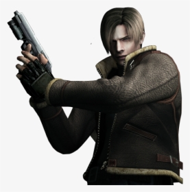 Resident Evil 4 Images Leon Wallpaper And Background - Resident Evil 4 Render, HD Png Download, Free Download