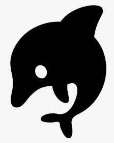 Transparent Dolphin Emoji Silhouette, HD Png Download, Free Download