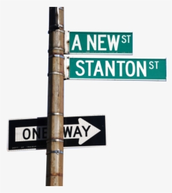 Street Sign Png - Manhattan Signs, Transparent Png, Free Download