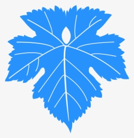Grape Leaf Logo Blue, HD Png Download, Free Download